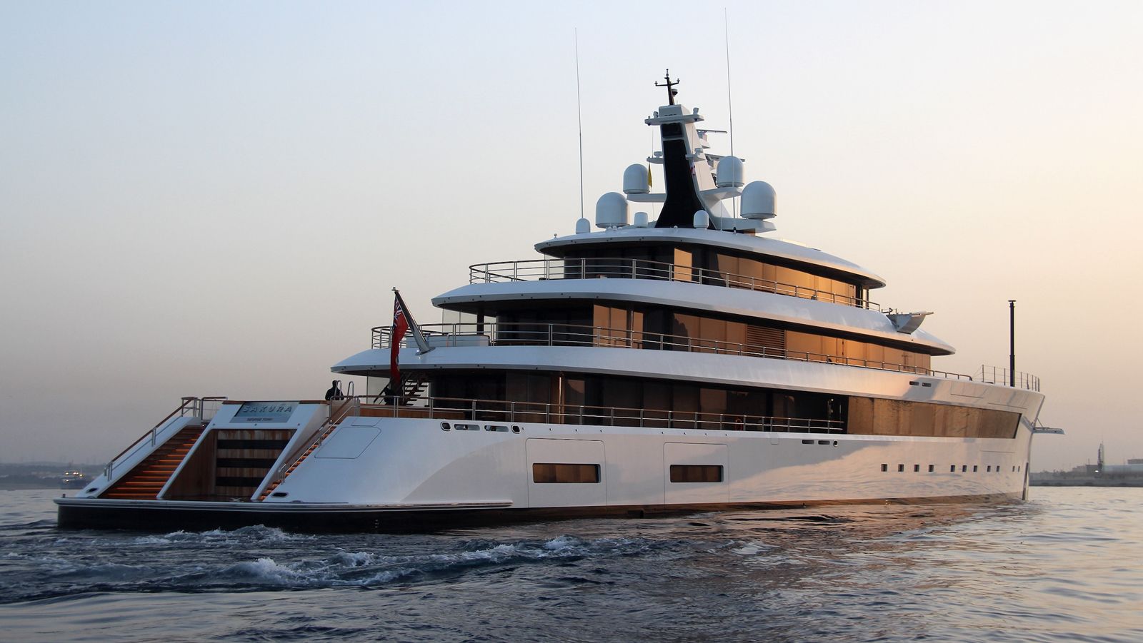 83m Feadship superyacht Sakura on maiden voyage